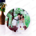 Sublimation Glass Photo Frame With Clock